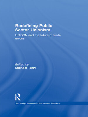 cover image of Redefining Public Sector Unionism